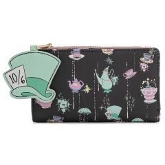 Loungefly Disney Alice in Wonderland A Very Merry Unbirthday to You Flap Wallet