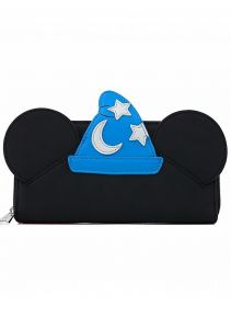 Loungefly: Disney Fantasia Sorcerer Mickey Mouse Cosplay Zip Around Wallet