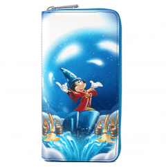 Loungefly: Disney Fantasia Sorcerer Mickey Mouse Zip Around Wallet