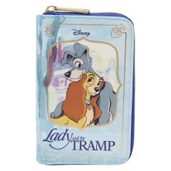 Loungefly: Disney Lady and the Tramp Classic Book Zip Around Wallet