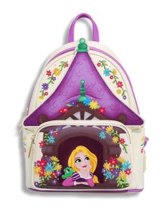 Loungefly Disney's Tangled Rapunzel Tower Scene 10th Anniversary Mini Backpack