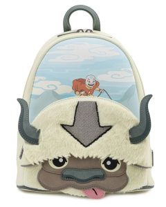Loungefly Nickelodeon Avatar Aang Appa Cosplay Plush Mini Backpack