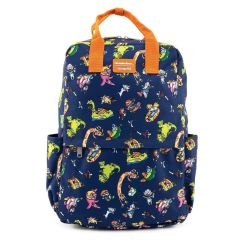 Loungefly Nickelodeon Rewind Cartoons Square Nylon Backpack