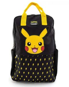 Loungefly Pokemon Lightning Bolt Pikachu Nylon Square Backpack