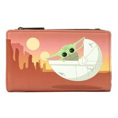 Loungefly Star Wars The Mandalorian "The Child" Wait for Me Bi-Fold Wallet