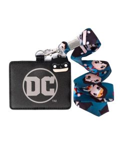 POP! BY Loungefly DC Comics Superhero Lanyard with Cardholder