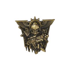 Warhammer 40,000: Space Marine Medallion Pin Badge Preorder