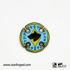 Warhammer 40,000: Heraldries of Chapters Space Wolves Pin Badge