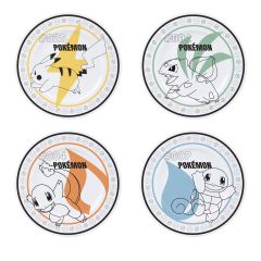 Pokemon: Starters & Pikachu Porcelain Plate Set