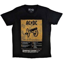 AC/DC: 8 pistas - Camiseta negra