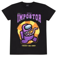 Among Us: Camiseta Impostor Púrpura