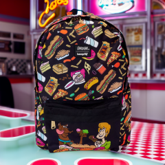 Loungefly: Scooby Doo Munchies AOP Full Size Nylon Backpack Preorder