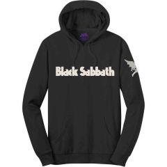 Black Sabbath: Logo & Daemon (Applique) - Black Pullover Hoodie