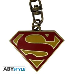 DC Comics: Superman-logo metalen sleutelhanger