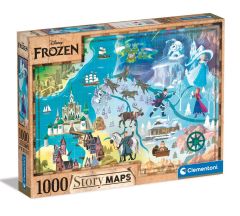 Disney : Puzzle Frozen Story Maps (1000 pièces) Précommande