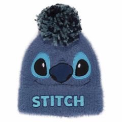 Disney Lilo y Stitch: Reserva de gorro con pompón esponjoso de Stitch