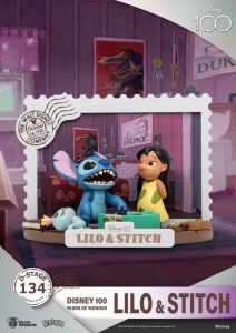 Disney : Lilo & Stitch 100 ans de merveilles Diorama PVC D-Stage (10 cm) Précommande