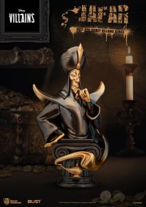 Serie Villanos de Disney: Busto de PVC de Jafar (16 cm) Reserva