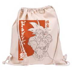 Dragon Ball: Goku Draw String Canvas Bolsa Ecológica Reserva