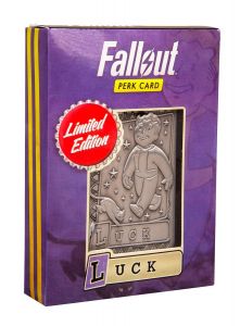 Fallout: Luck Limited Edition Metal Perk Card