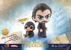 Les Animaux Fantastiques : Les Crimes de Grindelwald : Albus Dumbledore & Niffler Cosbaby Mini Figurines (10 cm) Précommande