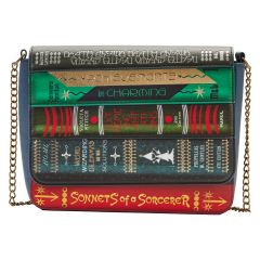 Fantastic Beasts The Secrets Of Dumbledore: Magical Books Chain Strap Loungefly Crossbody Bag