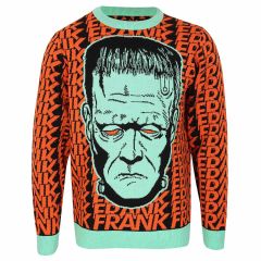 Frankenstein: Head shot Knitted Jumper