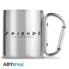 Amigos: Reserva de taza con mosquetón con logo