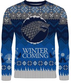 Game Of Thrones: Winter Is Coming Stark Christmas Jumper