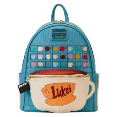 Loungefly Gilmore Girls: Mini mochila con taza de café abovedada de Luke's Diner