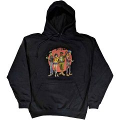Gorillaz: Group Circle Rise - Navy Blue Pullover Hoodie