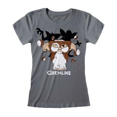 Gremlins: aansluitend T-shirt met bontballen