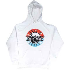 Guns N' Roses: Motorcross Logo - White Pullover Hoodie