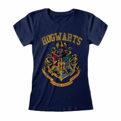 Harry Potter: Hogwarts Faded Crest Ladies T-Shirt