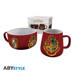 Harry Potter: Crests Mug & Bowl Breakfast Set
