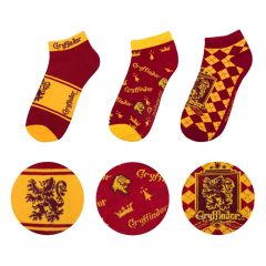Harry Potter: Gryffindor Ankle Socks 3-Pack Preorder