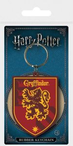Harry Potter : Porte-clés en caoutchouc Gryffondor (6 cm)