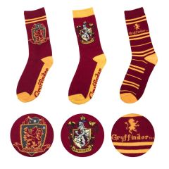 Harry Potter: Gryffindor Socks 3-Pack Preorder