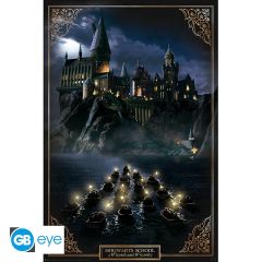 Harry Potter : Affiche du Château de Poudlard (91.5x61cm) Précommande