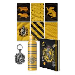 Harry Potter: Hufflepuff Premium-Geschenkset mit buntem Wappen vorbestellen