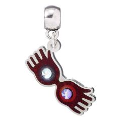 Harry Potter: Luna Lovegood's Glasses Charm (Silver Plated)