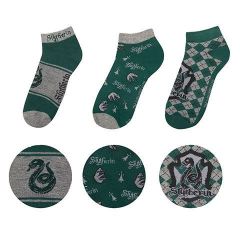 Harry Potter: Slytherin Ankle Socks 3-Pack Preorder