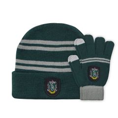 Harry Potter : ensemble bonnet et gants Serpentard pour enfants, précommande
