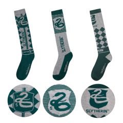 Harry Potter: Slytherin Knee-high Socks 3-Pack Preorder