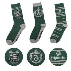 Harry Potter: Slytherin Socks 3-Pack Preorder