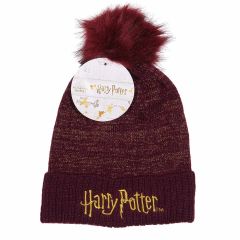 Harry Potter: Gorro con pompón con logotipo