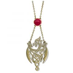 Game of Thrones House of the Dragon: 3 Dragon Pendant Necklace with Gem Preorder