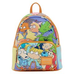 Nickelodeon: Nick 90s Color Block AOP Loungefly Mini Backpack