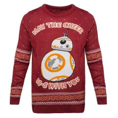 Star Wars: May the Cheer BB-8 With You Unisex Christmas Sweater/Jumper