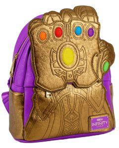 Loungefly Marvel: Shine Thanos Gauntlet Mini Backpack